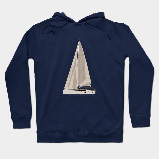 Sailboat Hoodie by MuskegonDesigns